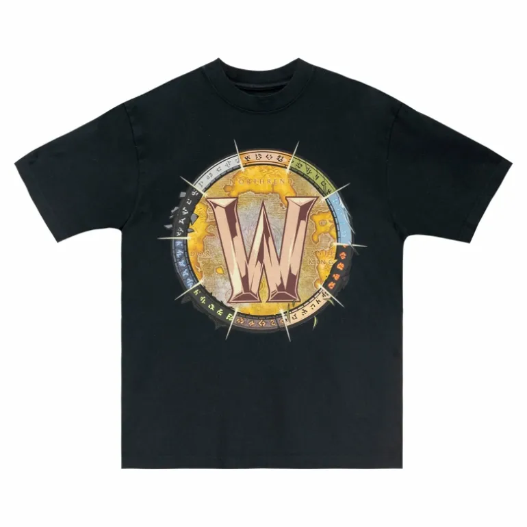 Culture Studio World of Warcraft 20th Anniversary Celebration Black T-Shirt