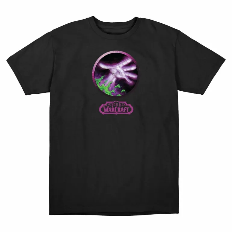 LGM World of Warcraft Warlock Black T-Shirt