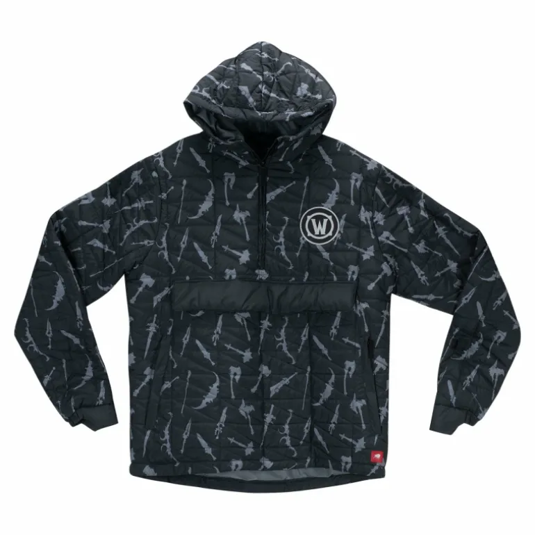Sportiqe World of Warcraft Weapons Black Half-Zip Pullover Jacket