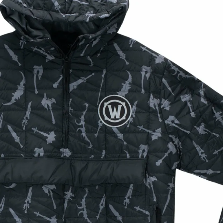 Sportiqe World of Warcraft Weapons Black Half-Zip Pullover Jacket