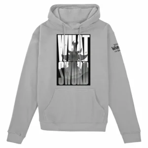 LGM World of Warcraft What Sword Grey Pullover Hoodie