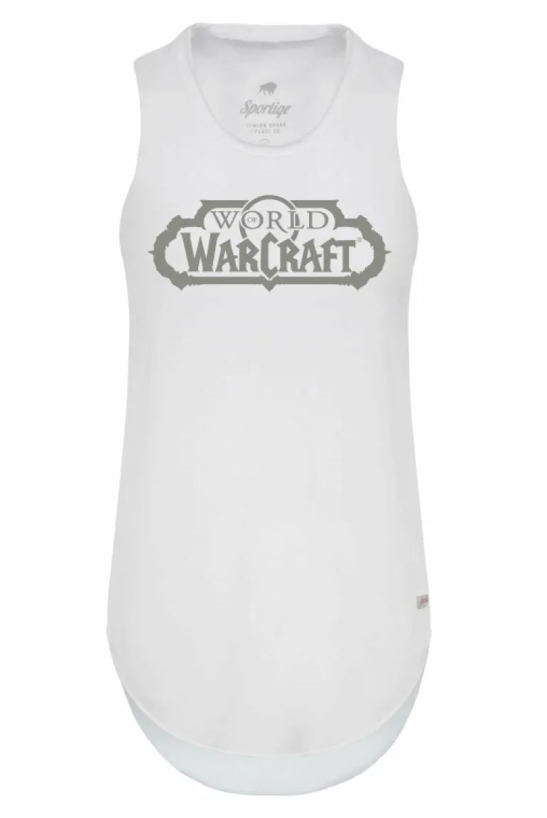Women Sportiqe World of Warcraft Women's White Tank Top